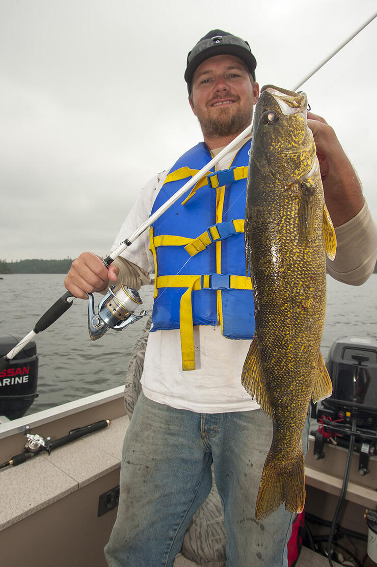 Guest with a Walleye