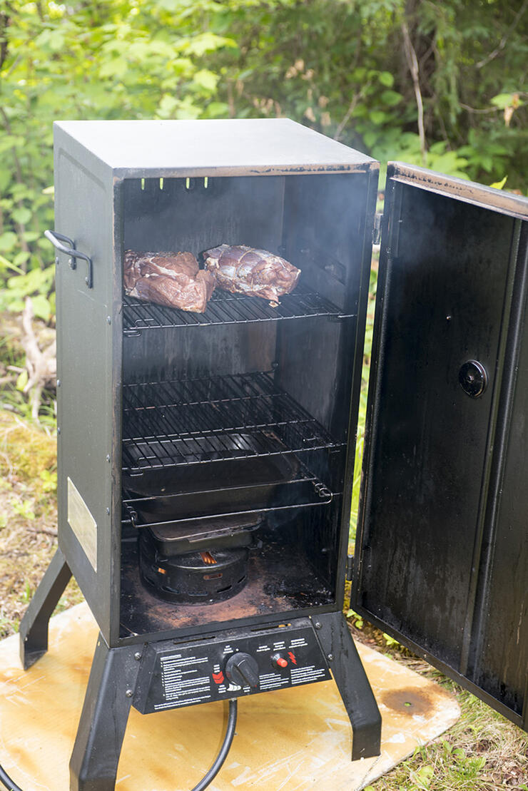 Commercial propane clearance smoker