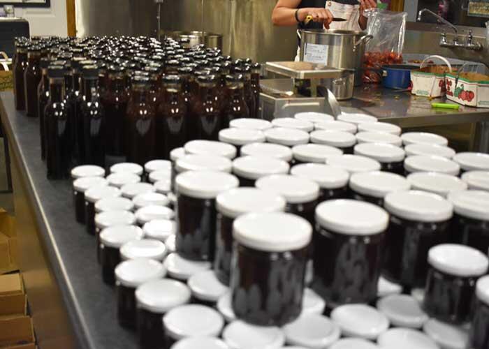 algoma highlands blueberry farm preserves jars