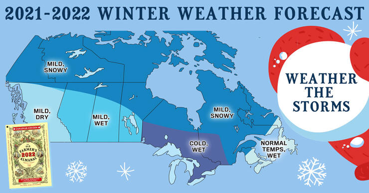 The Farmers' Almanac releases 'flip-flop' winter forecast for 2021-2022