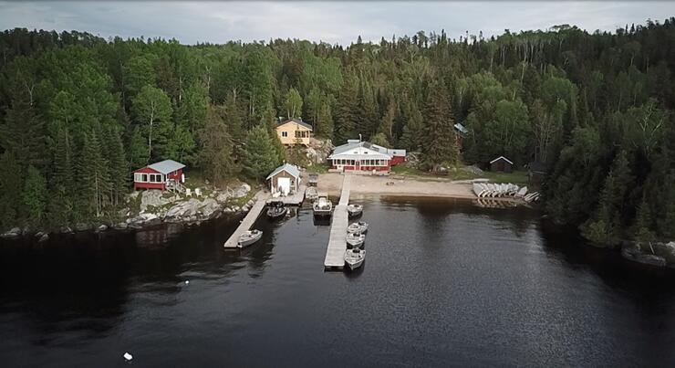 walleye fishing, Wawang Lake Resort