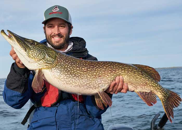 The Thrill Of Landing A Remarkable Catch Pike Fishing On Lake Ontario   Ashleyrae Eric Northernpike Lakeontario  