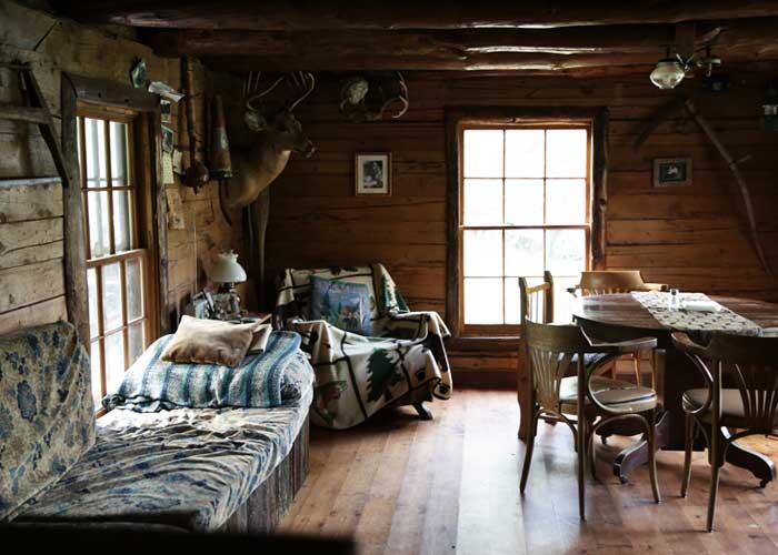 boundary waters guide service cabin interior