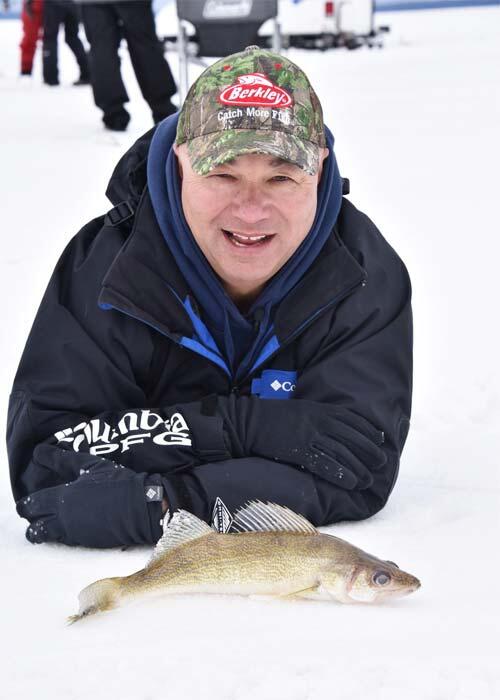 Ice Fishing On Big Lake Abitibi