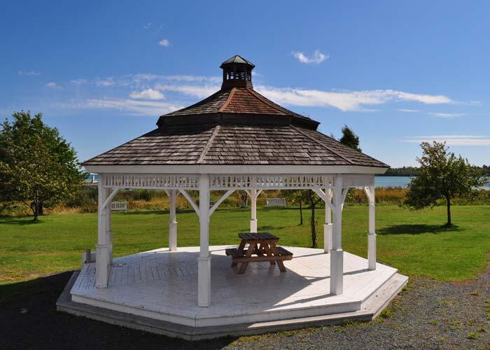 gazebo on bruce mines waterfront park