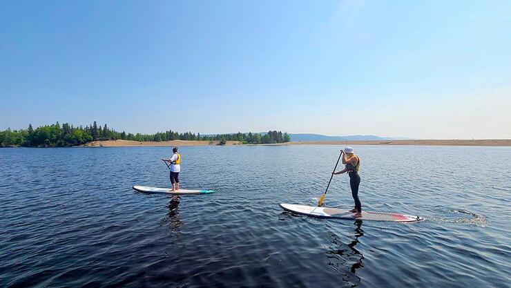 2 SUP on Lake Superior