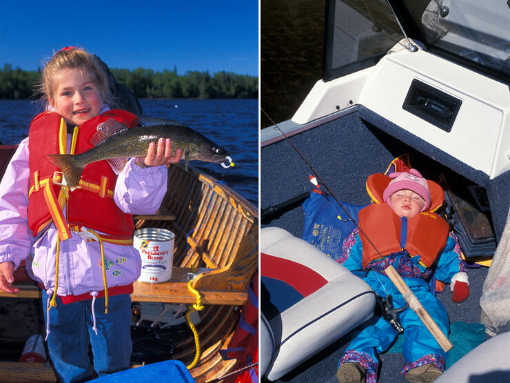 Fisherman and Two Little Girls Activities