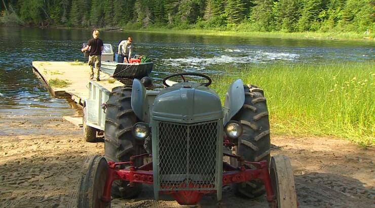 ghost river lodges tractor