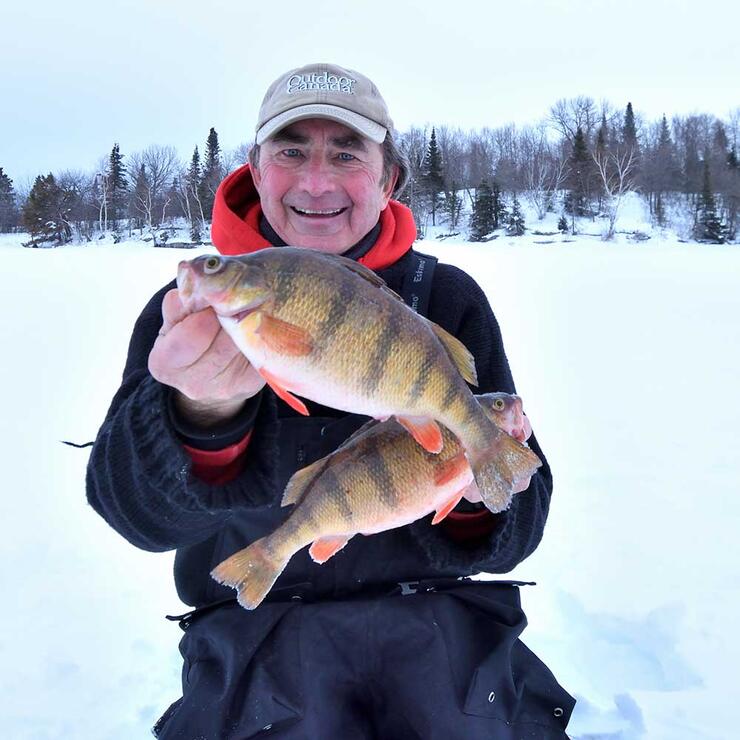 angler ice fishing ontario pech