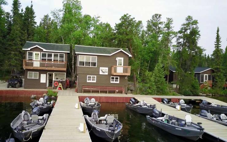 hawk lake lodge dock