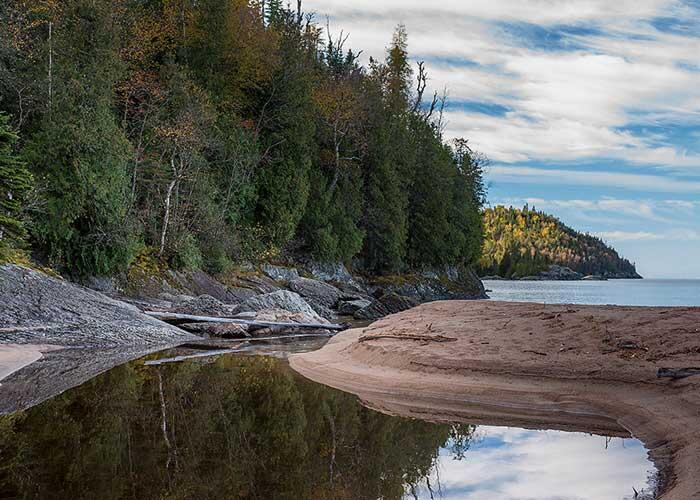 james smedley sandy beach lake superior