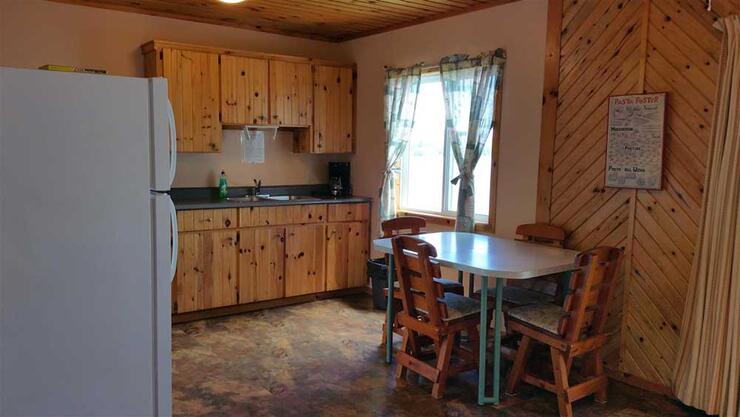 big moose camp cottage interior