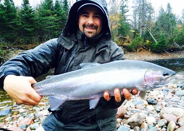 kevin king steelhead stream fishing algoma