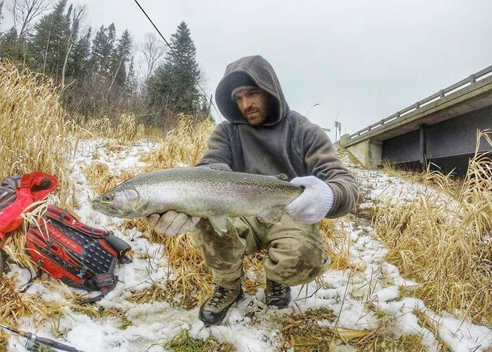 tyler dunn guiding steelhead algoma