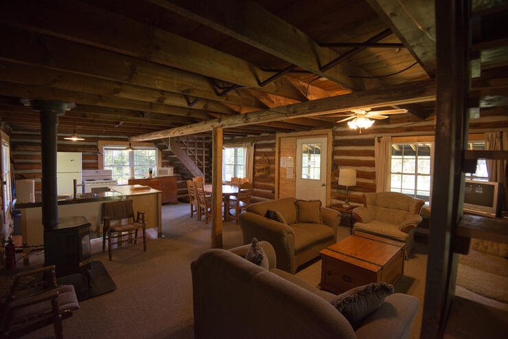 camp conewango interior cottage