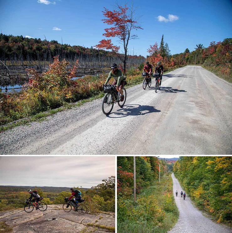 road cyclig and bikepacking algoma