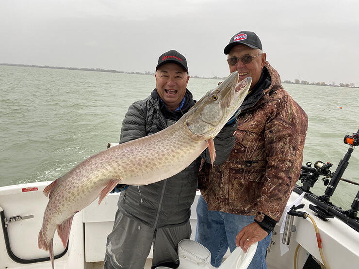 Muskie Fishing Charter on Lake St. Clair