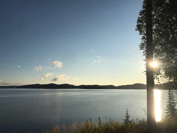 whitefish lodge sunrise