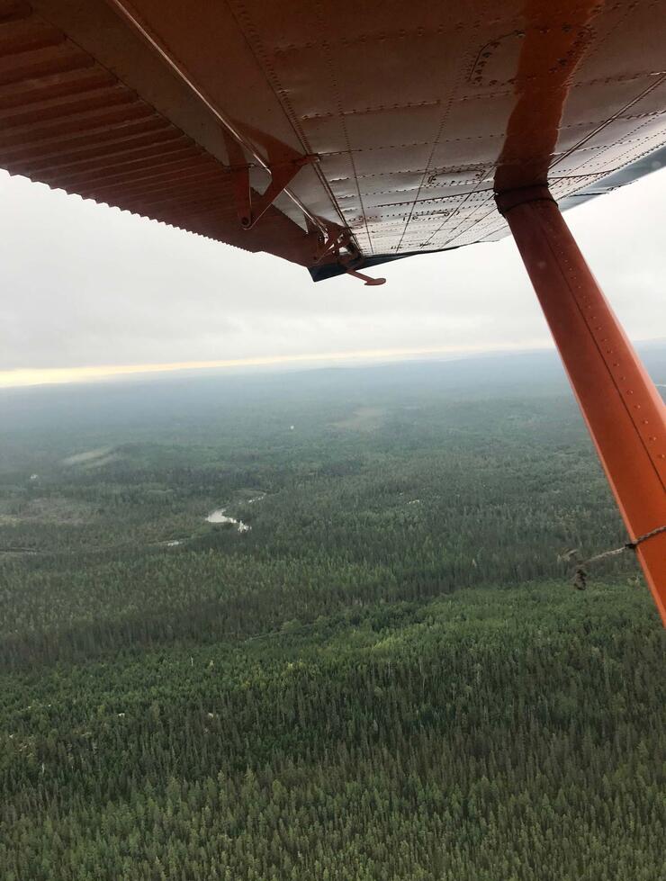 ontario landscape floatplane