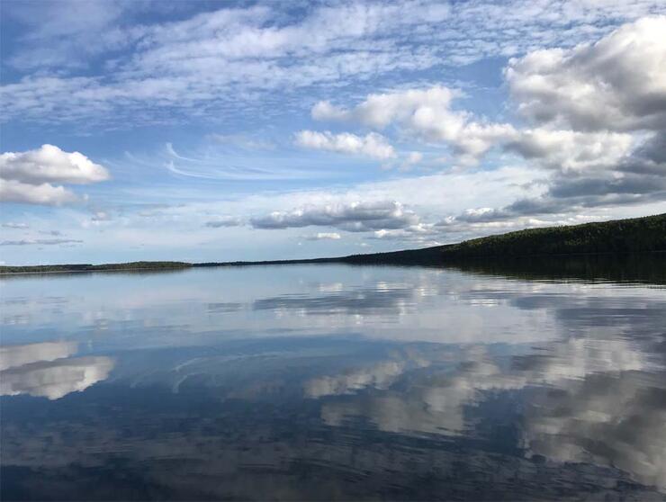 view of lake