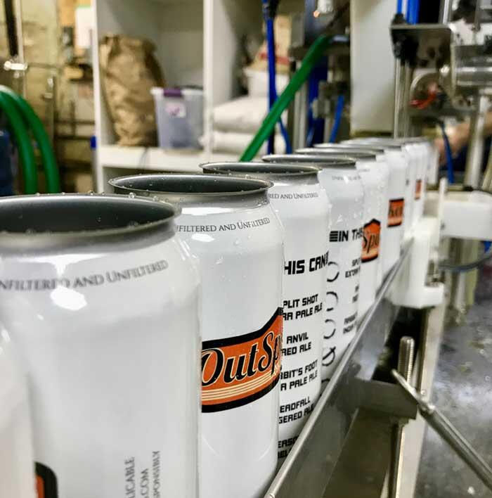 outspoken brewing canning process