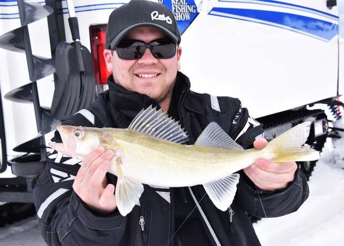 Ice Fishing On Big Lake Abitibi