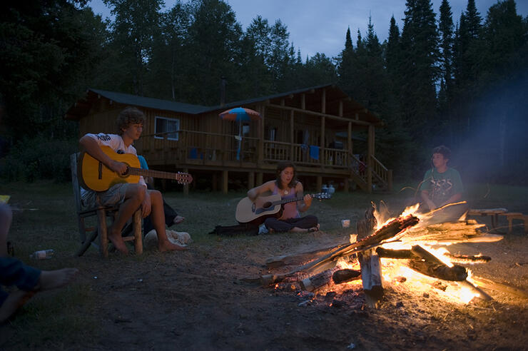 Experience Family Fishing at a Lodge & Resort in Algoma