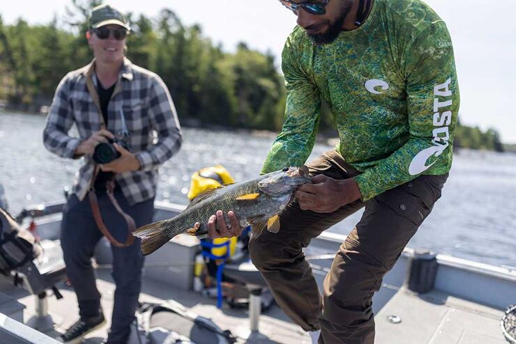 lake huron smallmouth bass fishing
