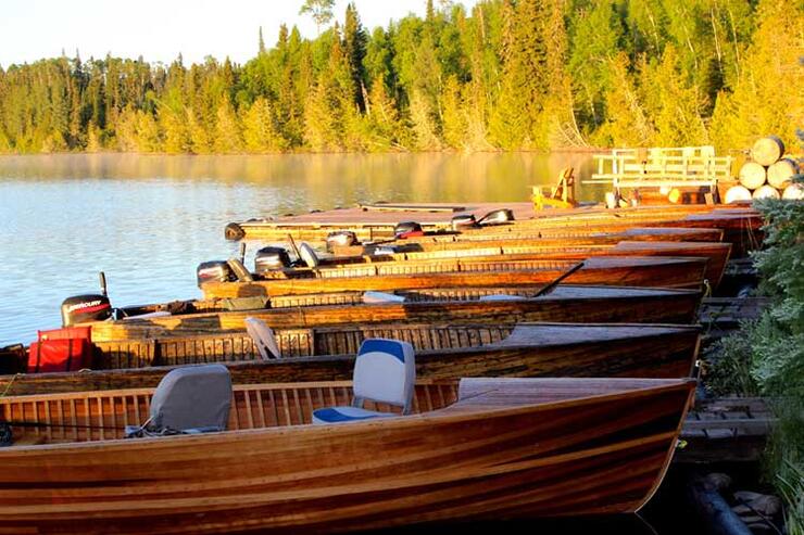 esnagami lodge fleet of boats