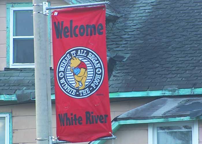 winne the pooh flag white river