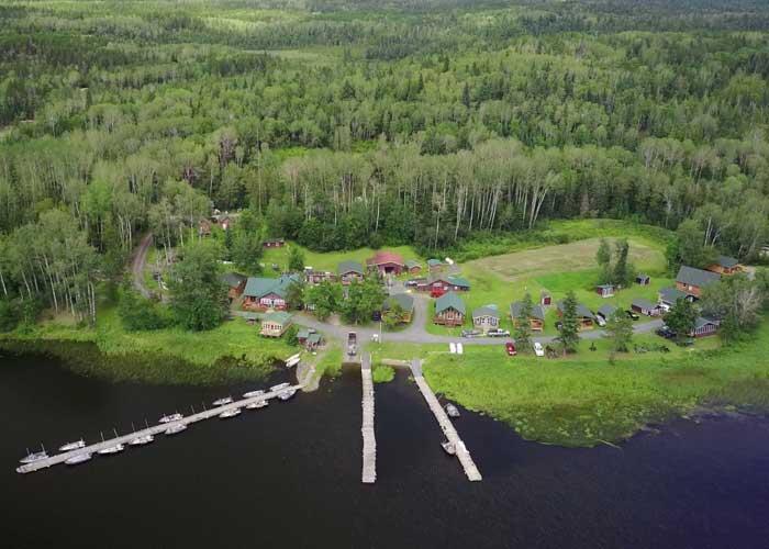 witch bay camp aerial