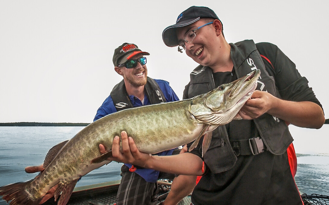 Video shows monster muskie caught on Georgian Bay