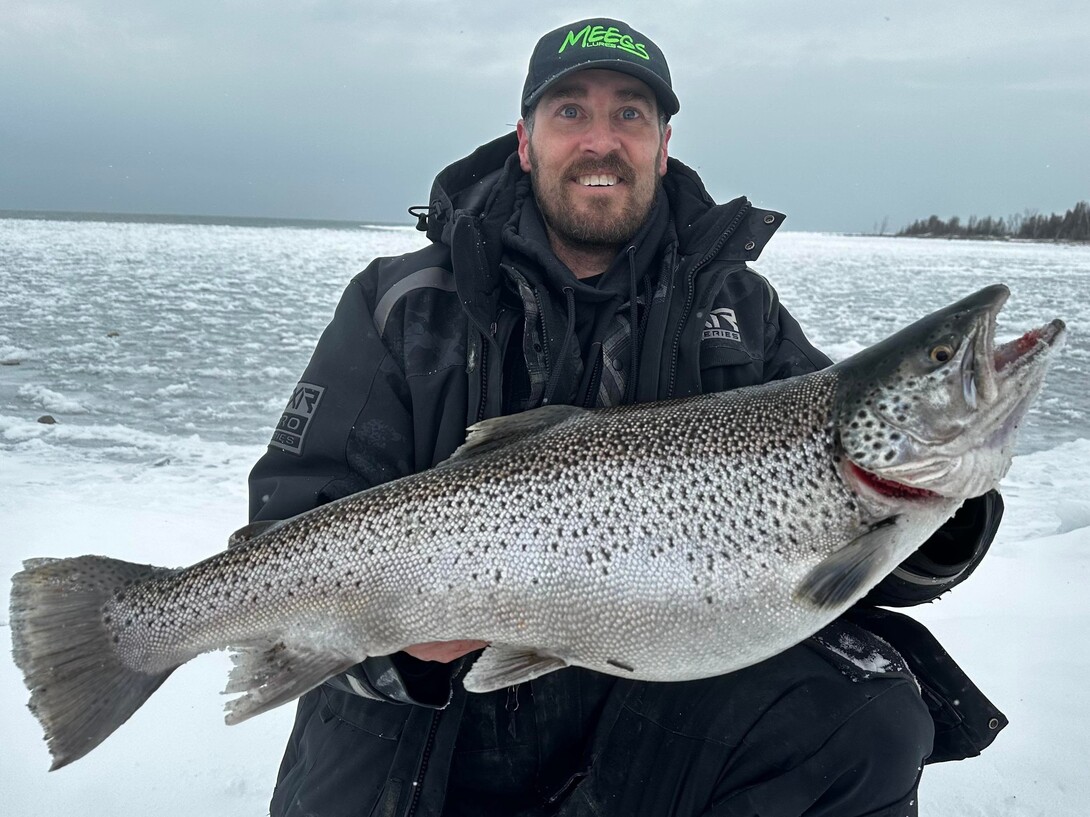 Ice Fishing with Tube Jigs for Brown Trout – Lake Michigan Angler A