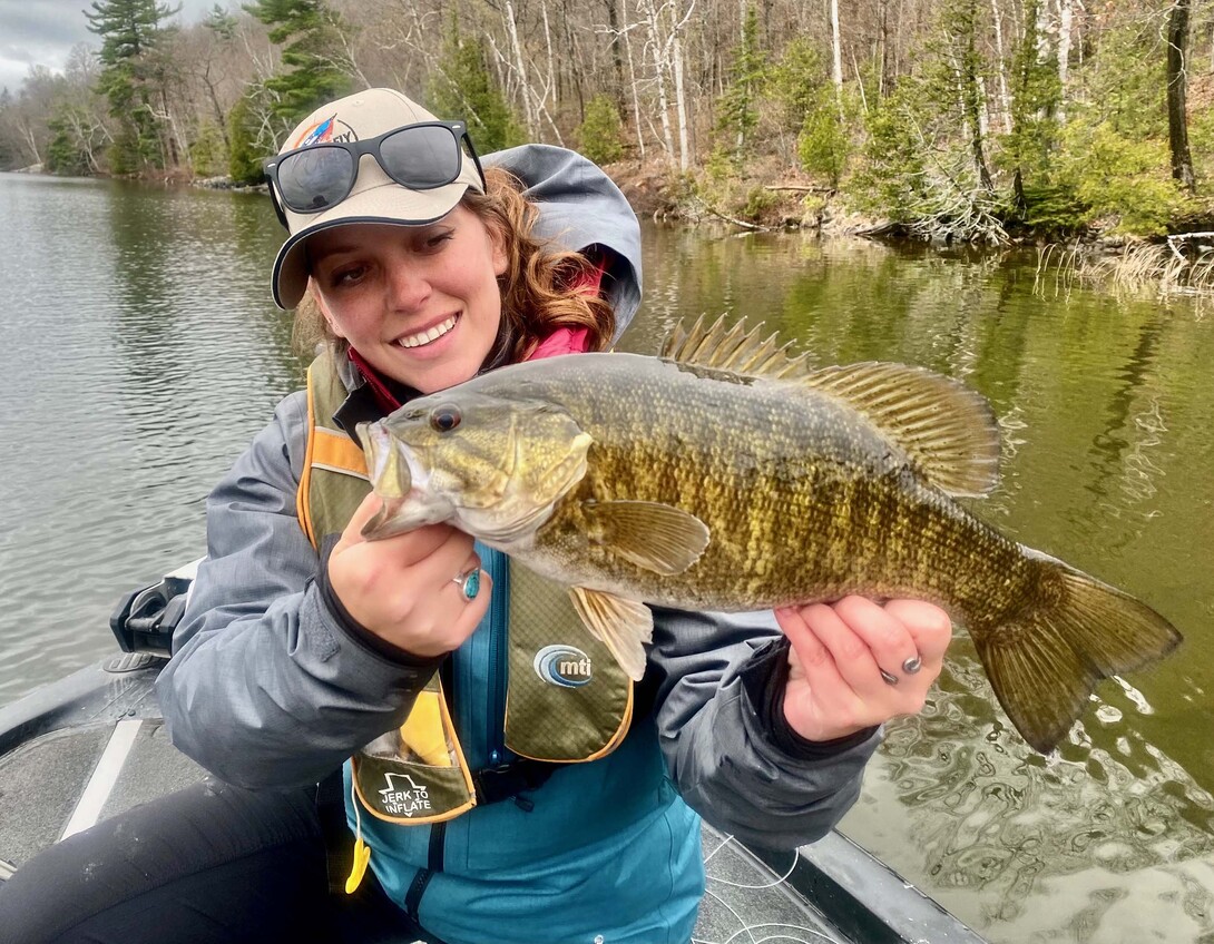 Smallmouth Bass | Ladies Solar Long Sleeve Shirt - Fly Fishing Journeys