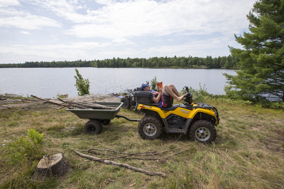 Camping and atv riding best sale