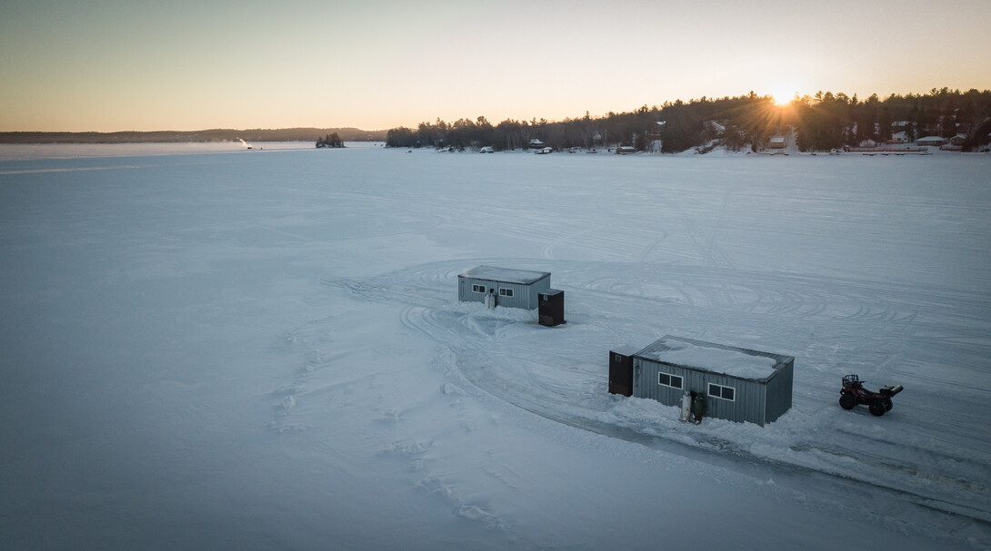 Ice Fishing Hut Rentals in Ontario