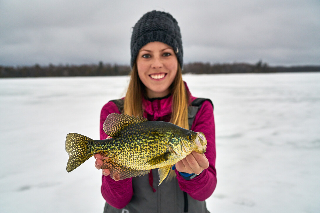 Late Ice Fishing Panfish Tactics