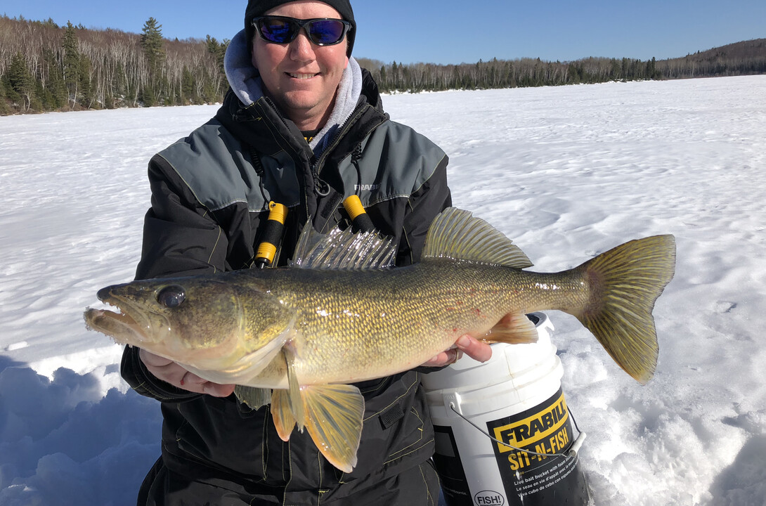 Vermillion River Ice Fishing: Northern Pike & Bowfin On Tip ups 