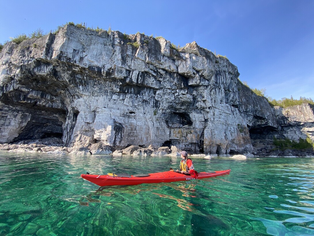 Beautiful blue water