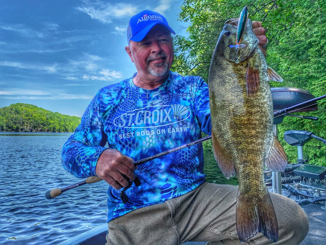 Big Smallmouth Bass at Waterfalls Lodge