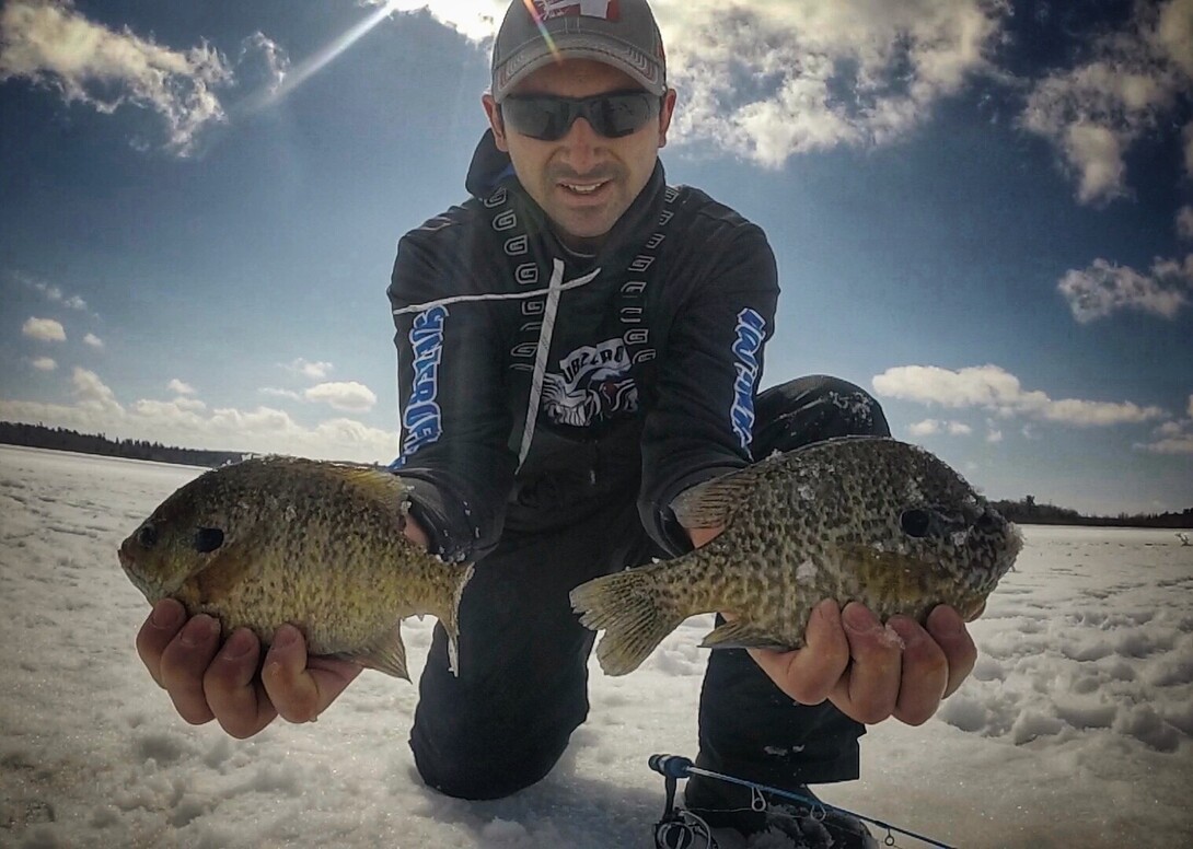 Ice Fishing for Trophy Algoma Bluegills