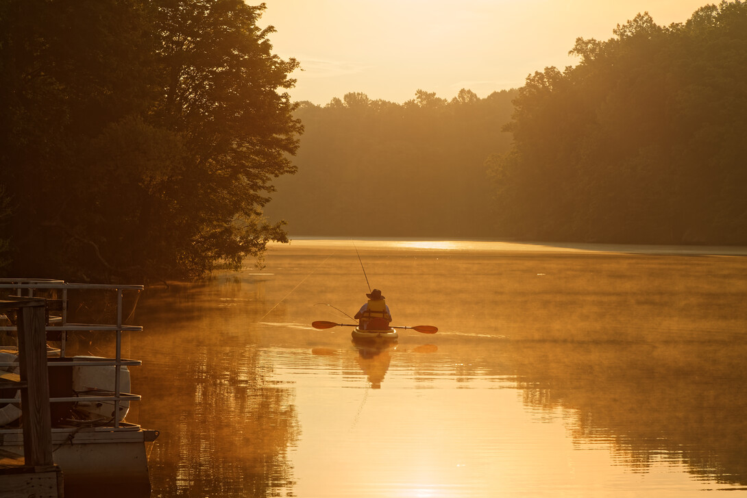 Kayak Fishing in Sudbury