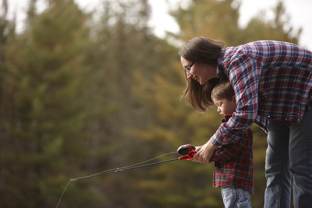 Fishing with kids provides outdoor family fun