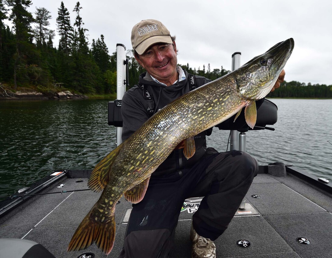 Fishing for Fall Pike from a boat, what's the first lure you throw on