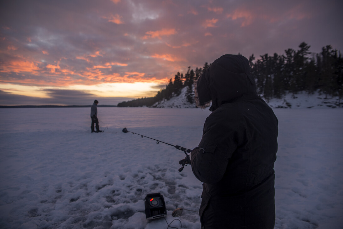 Ice Fishing for Multiple Species in Ontario's Sunset Country
