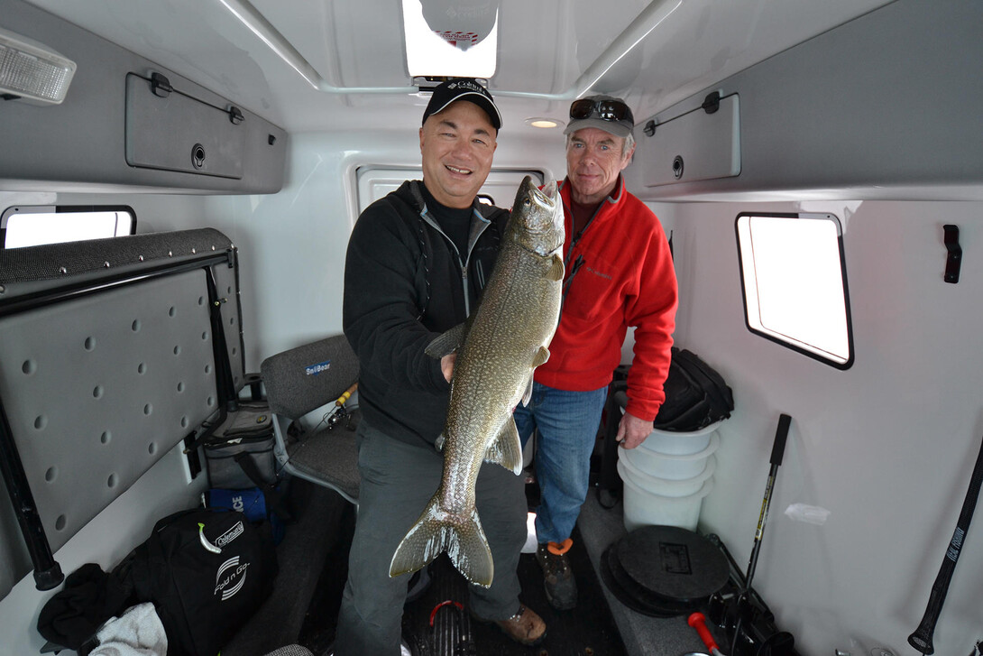 Ice Fishing  Handheld GPS - Go Salmon Fishing