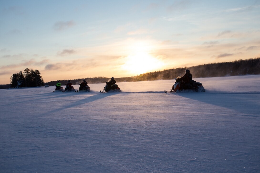 rap snowmobile tour