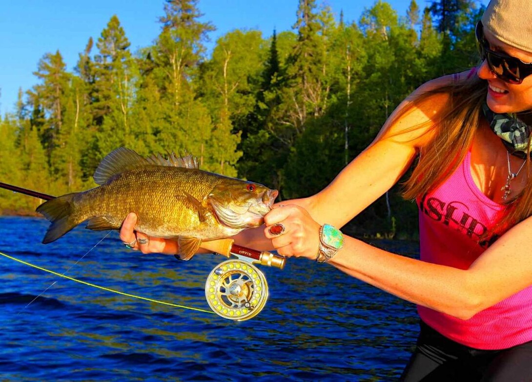 The fun never ends when fly fishing for smallmouth bass!